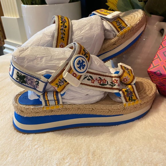 Tory Burch Shoes - TORY BURCH DAISY SPORT TWO-BAND SANDALS